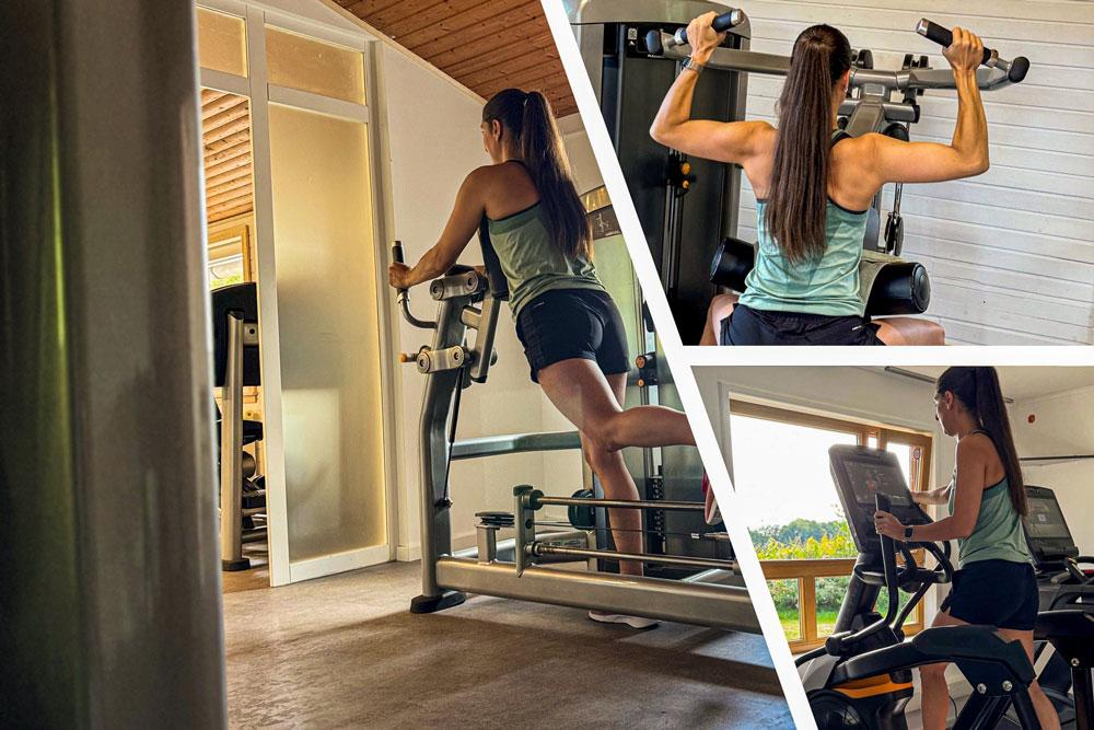 Camping im Herbst und in der Nebensaison auf dem Campingplatz Hüttensee in der Lüneburger Heide. Camping mit Gym.